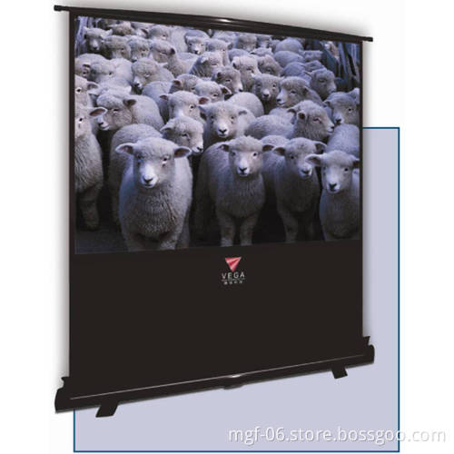 92inches Scissor Floor Standing Projection Screen